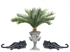 Sago Palm & Panther I