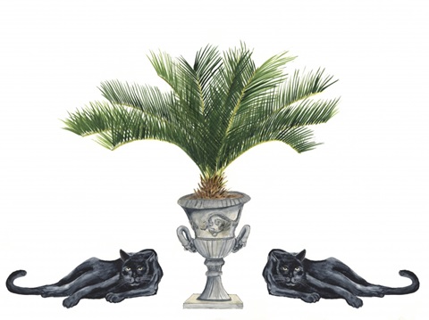 Sago Palm & Panther I