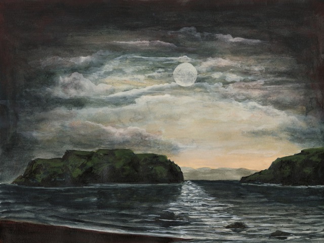 Midnight Seascape I