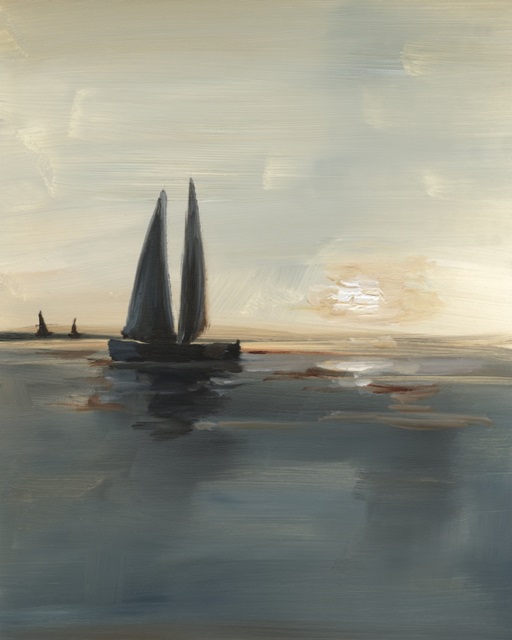 Sailing at Sunset I