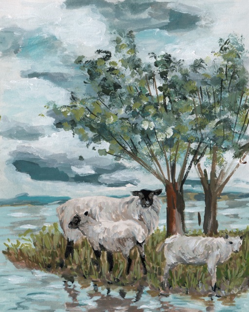 Sheep By The River I