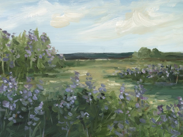 Impressionist Lavender Field II