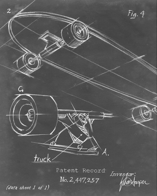 Skateboard Blueprint I