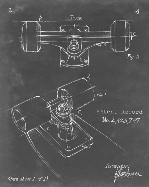 Skateboard Blueprint II