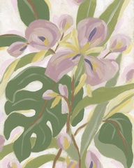 Brushy Tropical Orchid I