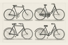 Antique Bikes Chart I