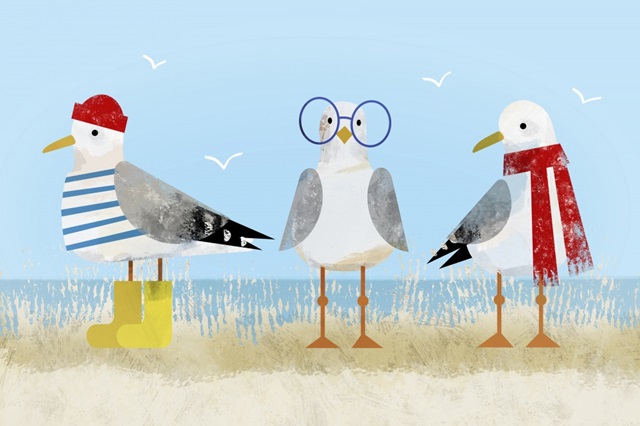 Sassy Seagull Trio I