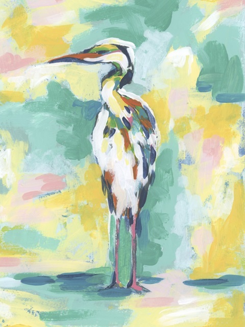 Bright Heron Fresco IV