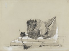 DeWint's Still Life with Broom & Rake I