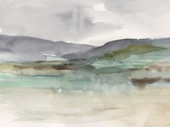 Mountain Lake Reflection I