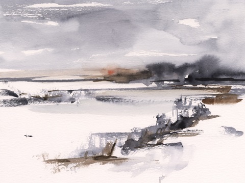 Winter Sunset in the Valley II