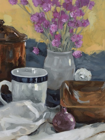 Still Life with Dried Flowers II