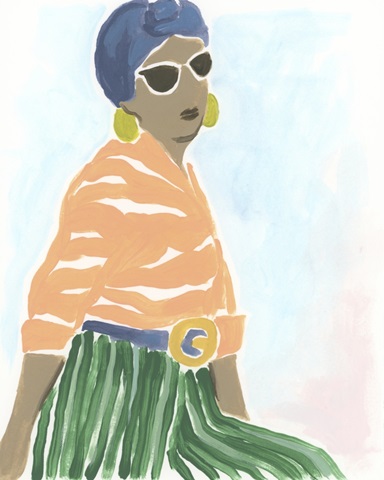 Colorblock Fashion Plate I