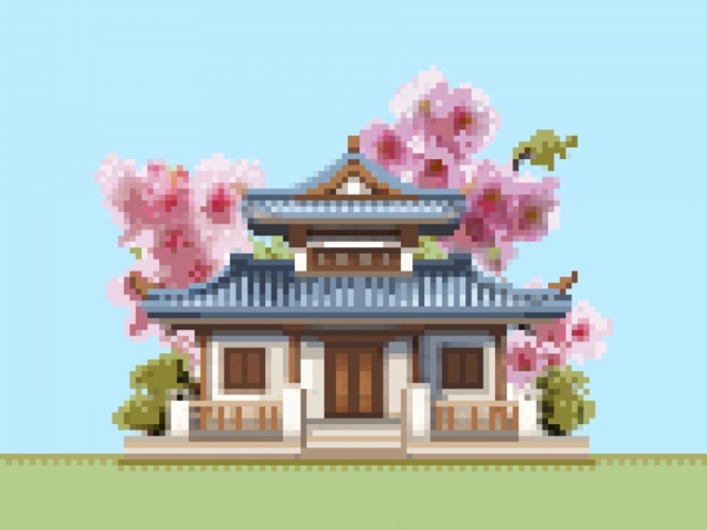 Pixel Pagoda I