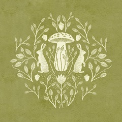 Rabbits and Mushrooms I