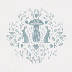 Rabbits and Mushrooms IV