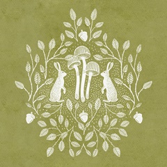 Rabbits and Mushrooms VI