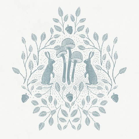 Rabbits and Mushrooms VII