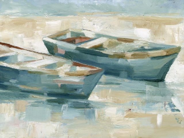 Mosaic Beached Boats II