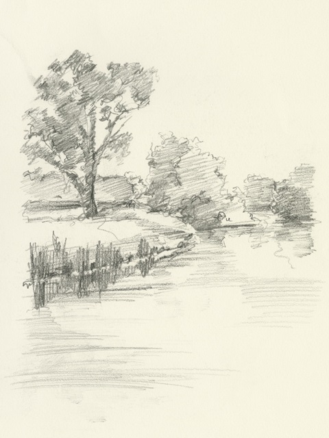 Riverbank Sketch I