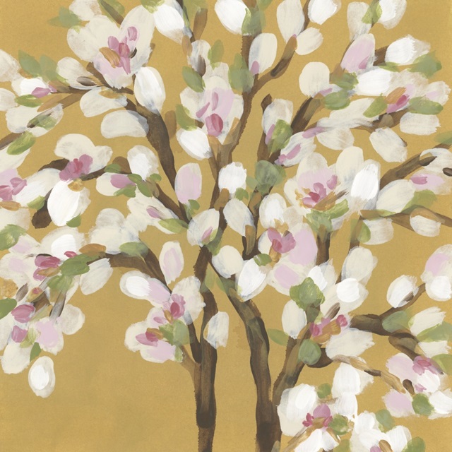 Blossoms on Ochre I