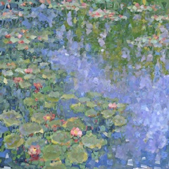 Kaleidoscopic Water Lillies II