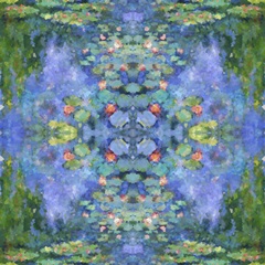 Kaleidoscopic Water Lillies III