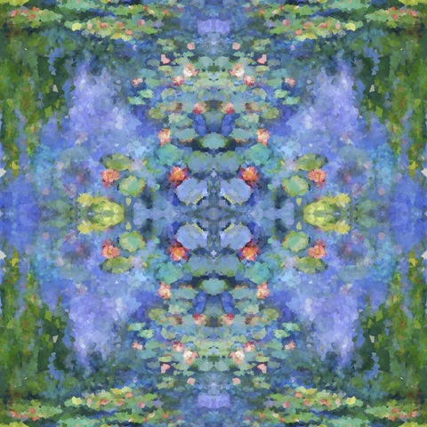 Kaleidoscopic Water Lillies III