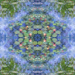 Kaleidoscopic Water Lillies IV