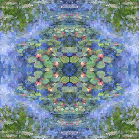 Kaleidoscopic Water Lillies IV