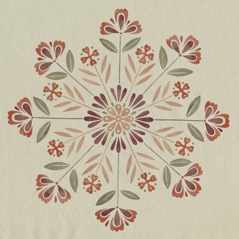 Folk Snowflakes I