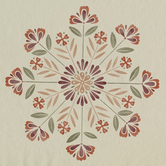 Folk Snowflakes I