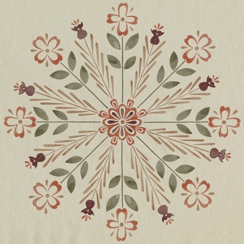 Folk Snowflakes IV