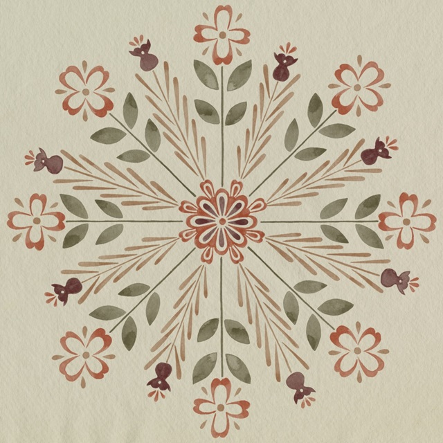 Folk Snowflakes IV