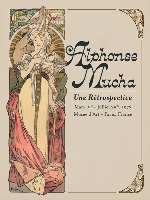 Mucha Exhibition Poster I