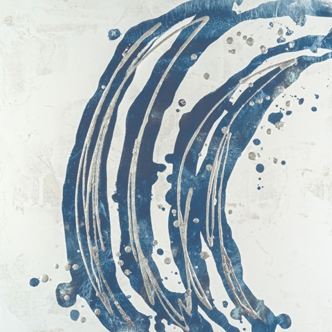 Embellished Blue Circle I