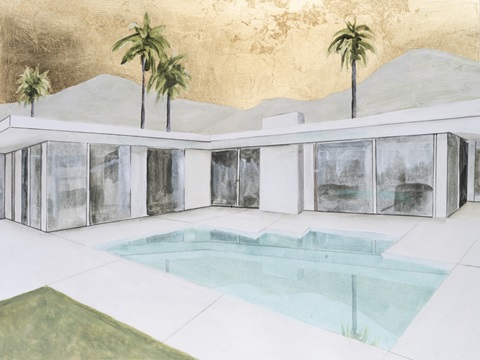 Mid-century Metallic I