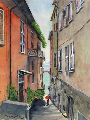 Street View of Lake Como