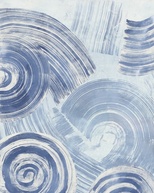 Blue Nautilus Patterns I