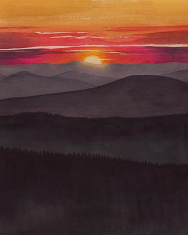 Layered Sunset I