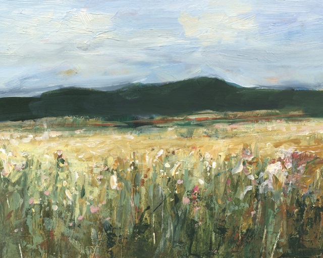 Pastel Wildflower Field II