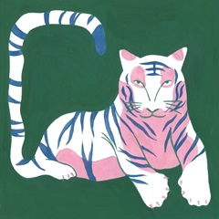 Graphic White Tiger II