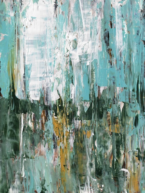 Abstract Turquoise Forest I