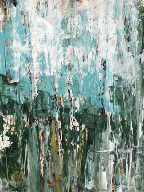 Abstract Turquoise Forest II