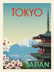 Retro Style Travel Poster IV