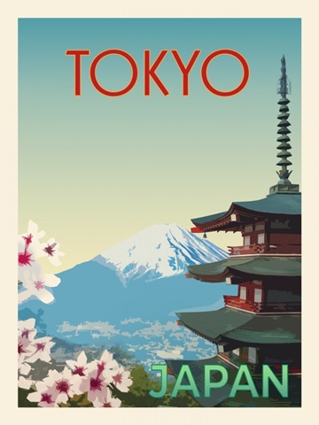 Retro Style Travel Poster IV