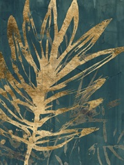 Burnished Jungle Leaves I