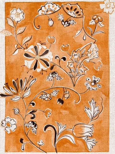 Flowers On Rug I