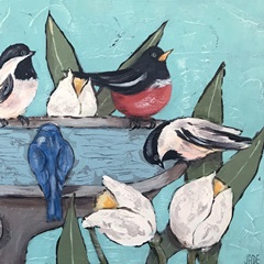 Garden Bird Bath Party II