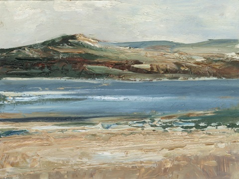 Mountain View Across the Lake II